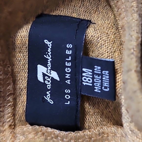 7 For All Mankind Gold Toddler Top - Picture 8 of 8